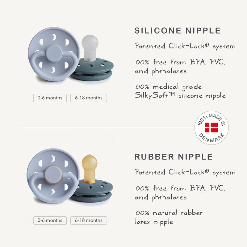 FRIGG Moon Phase 2-Pack Pacifiers