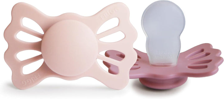 FRIGG Lucky 2-Pack Pacifiers - Blush/Cedar