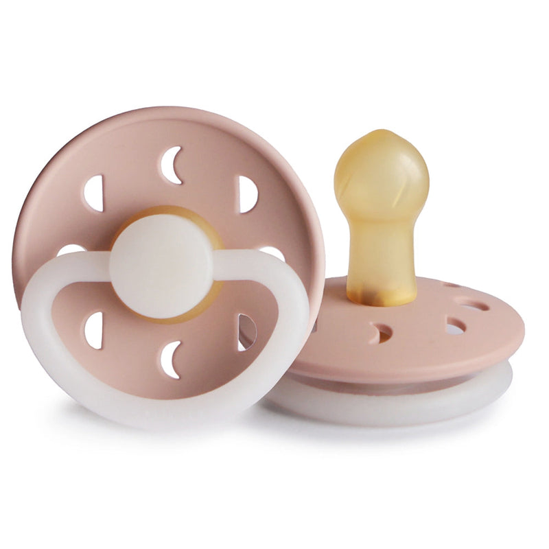 FRIGG Round Pacifier - Moon Phase Night