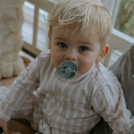 Fairytale Cream / Stone Blue Size 1 (0â€“6 months)